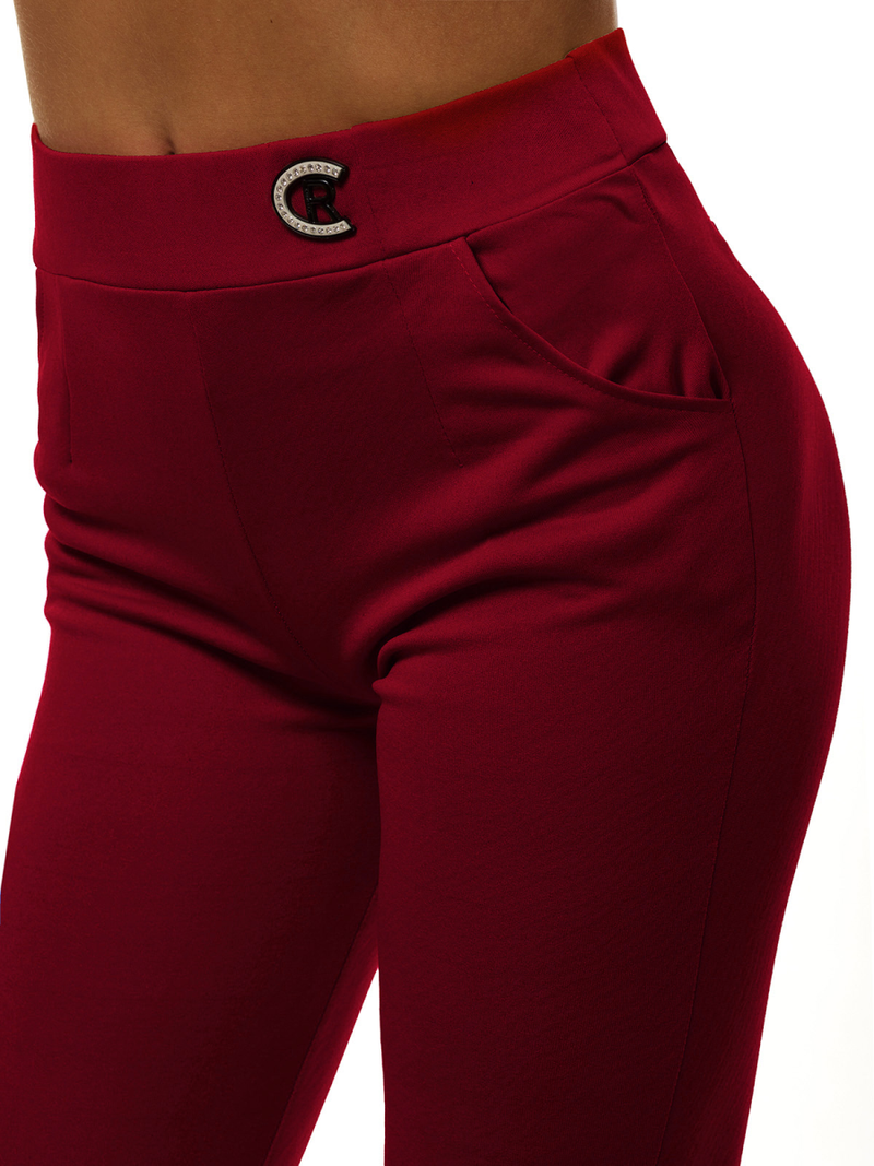 Colanţi femei bordo OZONEE JS/1027/B13