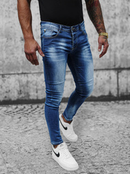 Blugi bărbaţi albaștri OZONEE NB/MP0019BC