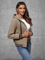 Geacă de femei bej OZONEE JS/16M9083/84