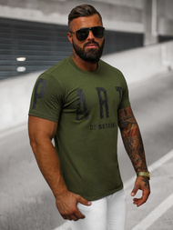 Tricou bărbați verde OZONEE O/8T1263/29