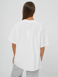 Tricou femei alb OZONEE DJ77423