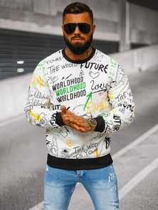 Bluză bărbați albă OZONEE JS/8B1228/1