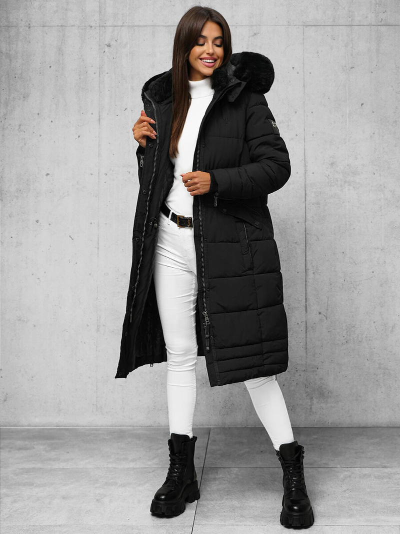 Geacă de femei neagra OZONEE O/W377