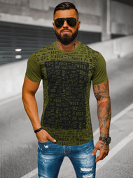 Tricou bărbați verde OZONEE O/T122/29Z