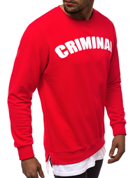 Hanorac bărbați roșie OZONEE O/11113