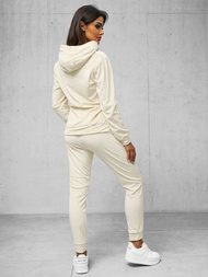 Compleu dama din catifea écru OZONEE O/8C1175/155Z