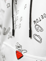 Hanorac bărbați alb OZONEE JS/8B1223/1