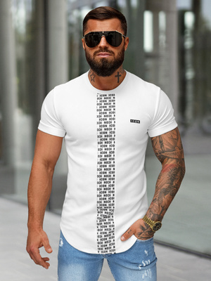 Tricou bărbați albi OZONEE O/B1211