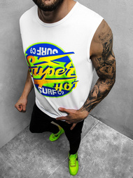 Maiou bărbați alb OZONEE JS/KS2076Z