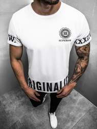 Tricou bărbați albă OZONEE JS/SS11095