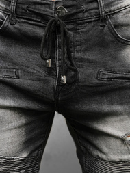 Pantaloni scurti bărbați negri OZONEE NB/MP0033N/1