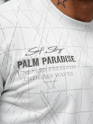 Tricou bărbați alb OZONEE O/QQ1530