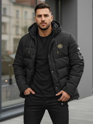 Geacă bărbați neagră OZONEE JS/57M7503/392Z