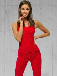 Trening din două piese pentru roșu OZONEE JS/YW88037/5