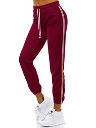 Pantaloni de training dame bordo OZONEE JS/1020/B13