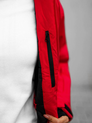 Geacă de iarnă femei roșie OZONEE JS/HH012/5Z