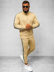 Compleu sport bărbaţi bej OZONEE O/3C101/2