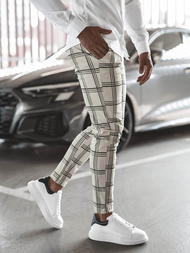 Pantaloni Chino Bărbaţi Bej OZONEE O/P4028Z