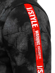 Hanorac bărbați neagră OZONEE JS/DD210Z