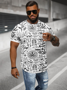 Tricou bărbați alb OZONEE O/P1347