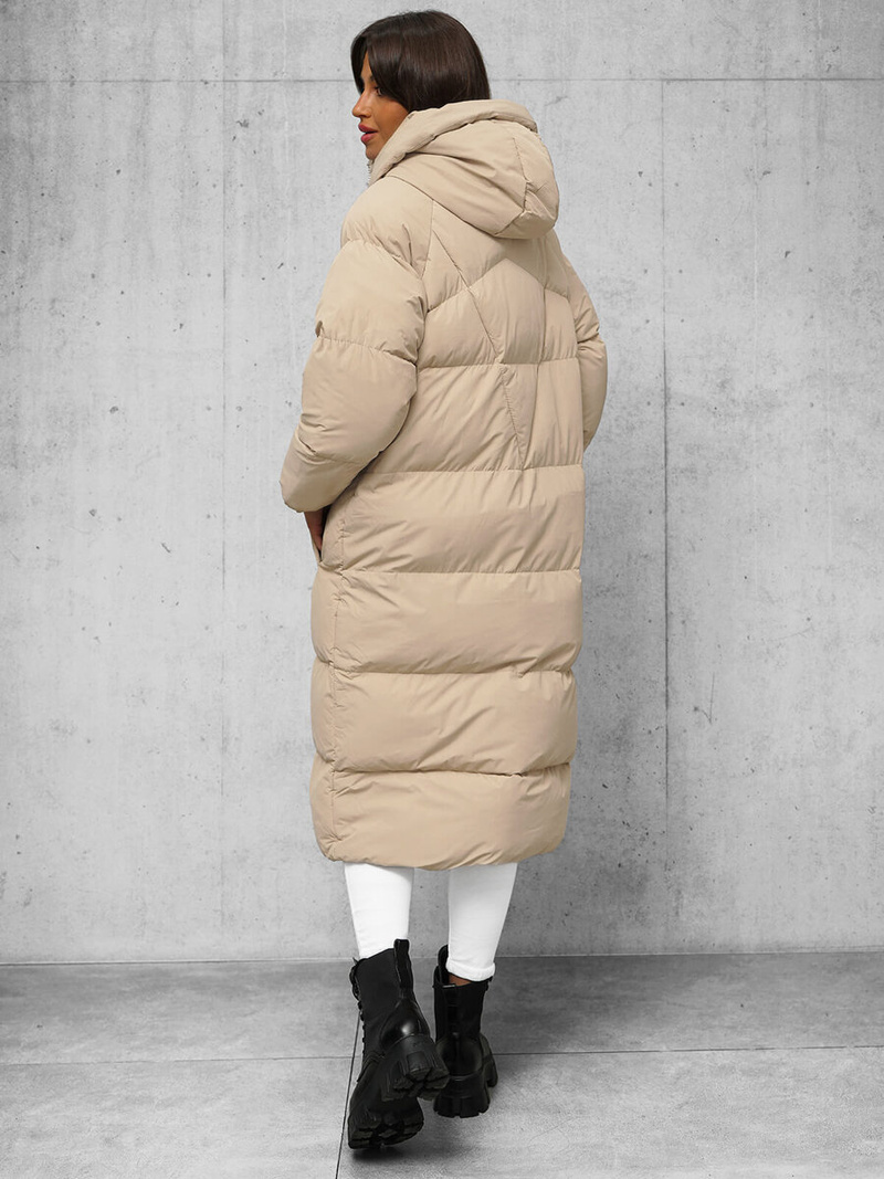 Geacă de femei bej OZONEE JS/5M3163/62Z