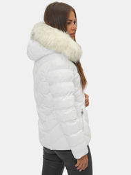 Geacă de iarnă damă albă OZONEE JS/M727/281