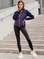 Jachetă femei albastru marin OZONEE JS/KSW4002Z