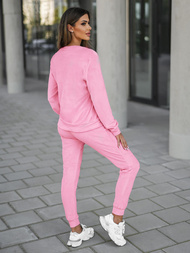 Compleu dama din catifea roz pudră OZONEE O/8C1173/38