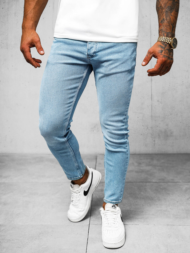 Blugi bărbaţi albaștri OZONEE O/2335