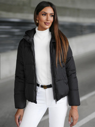 Geacă de femei neagră OZONEE JS/16M9187/392Z