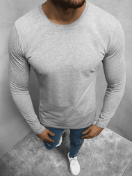 Tricou cu mânecă lungă gri OZONEE O/1209Z