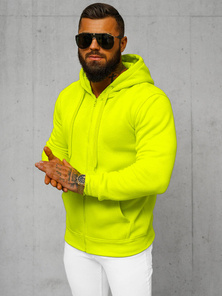 Hanorac bărbați neon galben OZONEE JS/2008Z