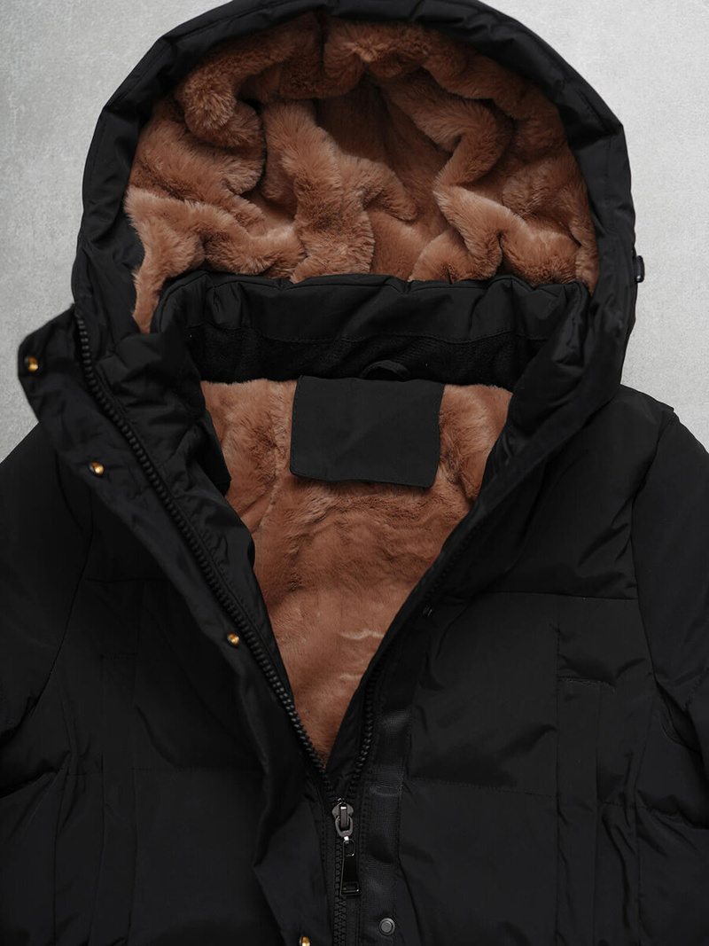 Geacă de femei neagra OZONEE JS/5M3233/392Z