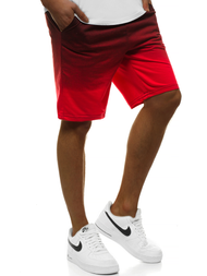 Pantaloni scurti bărbați rosii OZONEE JS/KK300123/20