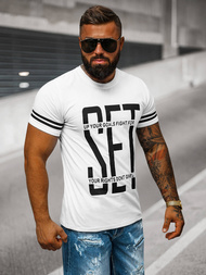 Tricou bărbați alb OZONEE O/8T1275/1