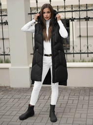 Vestă femei neagră OZONEE JS/M788/392Z