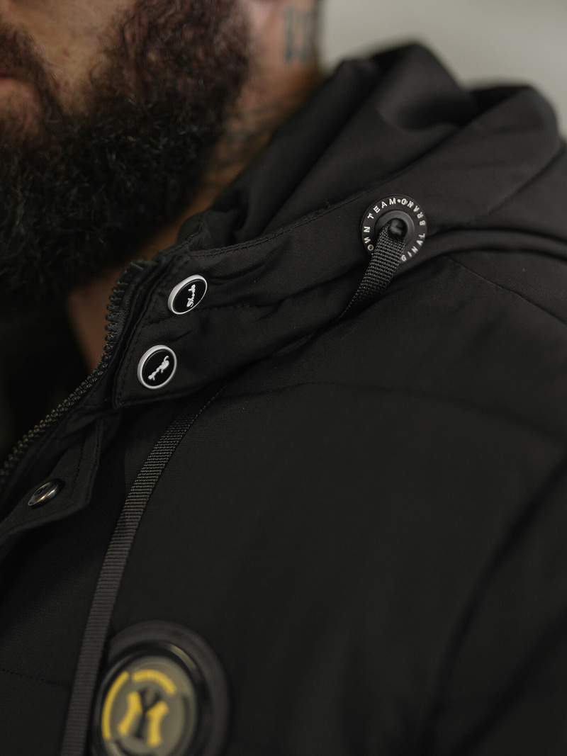 Geacă bărbați neagră OZONEE JS/57M7503/392Z