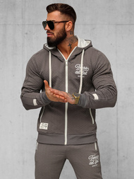 Compleu sport bărbaţi bej-gri OZONEE O/FF5032AB