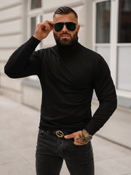 Pulover bărbați negri OZONEE O/GM301 