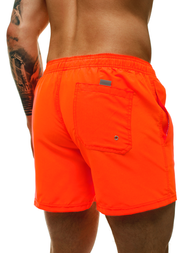 Pantaloni scurti de baie bărbați portocaliu OZONEE ST002-1