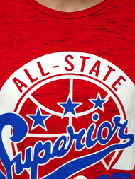 Tricou bărbați rosii OZONEE JS/KS2043