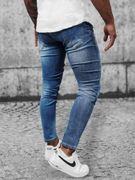 Blugi bărbaţi albaștri deschis OZONEE NB/MP0021BCZ