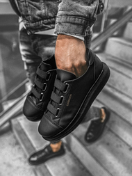 Sneakers pentru Barbati negri OZONEE CH/253