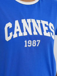 Tricou femei albastru OZONEE JS/R62184