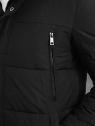 Geacă de iarnă bărbați neagră OZONEE JS/25M9803/392Z