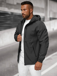 Jachetă bărbați softshell antracit OZONEE JS/27B6529/5