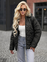 Geacă de femei neagra OZONEE JS/16M9300/392Z