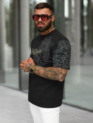 Tricou bărbați negru OZONEE O/YN2/631