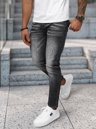 Blugi bărbaţi negri OZONEE NB/MP0070N