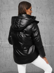 Geacă de femei neagra OZONEE JS/5M3185/392